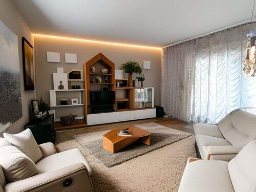 Wohnzimmer Homestaging - Reihenmittelhaus mit 138,00 m&sup2; in Salzgitter zum Kaufen