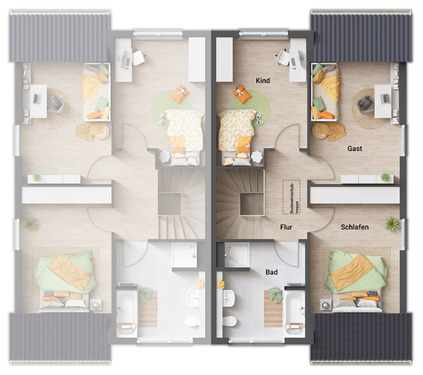 Doppelhaus Duett 125 - 