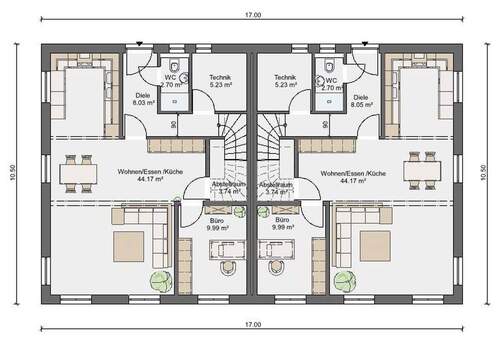Bild 3 - 5 Zimmer Doppelhaushälfte in Hofstetten