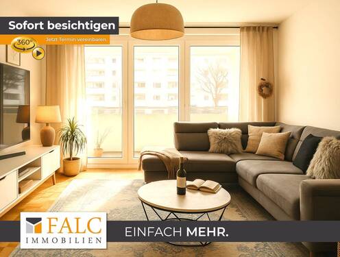 Wohnzimmer Einrichtungsbeispiel - Schöne Wohnung mit optimaler Raumaufteilung