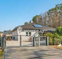 Attraktives Einfamilienhaus im Bungalowstil mit Terrasse, Wintergarten und viel Platz im Grünen - Schorfheide Altenhof