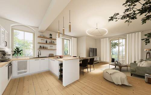 WE4-Wohnen-Visualisierung - seltene Gelegenheit!- helle 3-Zimmerwohnung mit 2x Balkonen im Preußischen Viertel zu verkaufen.