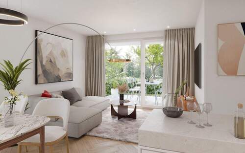 Illustration Einsicht - Etagenwohnung mit 76,80 m&sup2; in Schönaich zum Kaufen