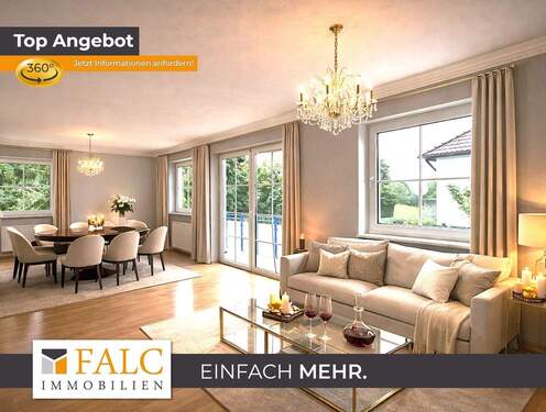 Wohnzimmer Visualisierung - Helle Wohnung mit funktionalem Grundriss und guter Infrastruktur