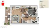 unverbindliche Darstellung - Reihenmittelhaus mit 100,00 m&sup2; in Ibbenbüren zum Kaufen