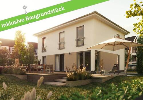 Bild 1 - INKLUSIVE Baugrundstück: Schick und gradlinig - die perfekte Form zum stadtnahen Wohnen in Knüllwald