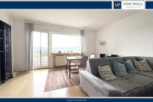 Wohnzimmer - Im Pentgeschoss - 3,5-Zimmerwohnung mit Fernblick