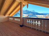 Tiefer Balkon mit traumhaftem Blick - 