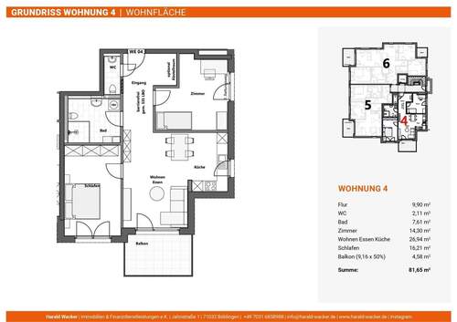 Wohnung 4 - 