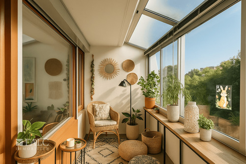 Einrichtungsbeispiel Wintergarten - 2 Zimmer Etagenwohnung zum Kaufen in Augsburg