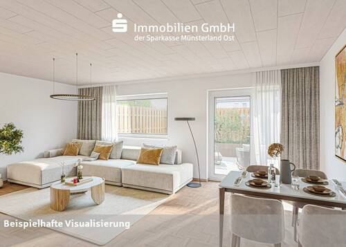 Wohn-/Essbereich (EG) - 5 Zimmer Reihenmittelhaus in Warendorf