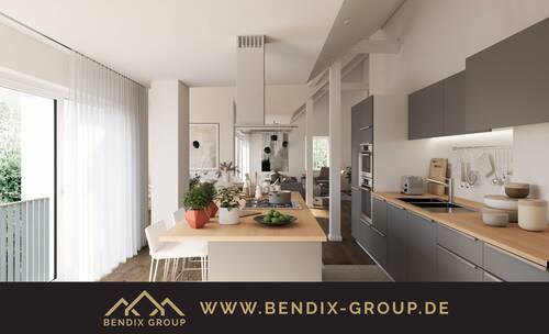 Wohnbeispiel - Schicke Terrassenwohnung mit kleinem Gartenanteil I 4-Zi I Großzügig, hochwertig & modern I Top Lage
