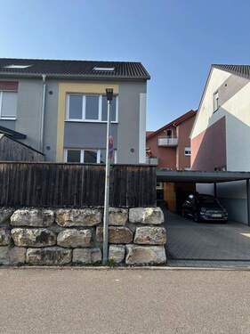Ansicht Süd - Terrasse - 6 Zimmer Doppelhaushälfte in Flein