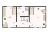 Visualisierter Grundriss Obergeschoss - Sternstr. 2 - 
