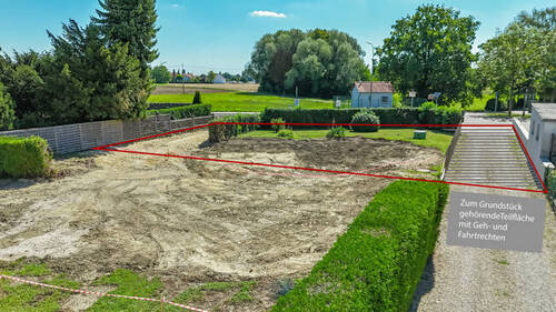 Grundstück-Blick-nach-Osten - Bezahlbarer kleiner Bauplatz im Südwesten für ein Einfamilienhaus nähe Einbogenlohe