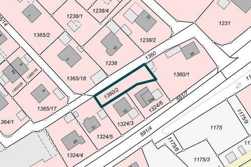 Lageplan - Bebaubar nach §34 BauGB - Grundstück in Kühbach