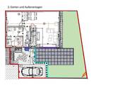Garten, Terrasse u. Stellplatz - 
