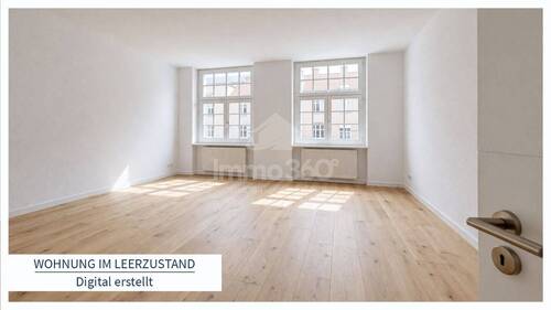 Wohnung im Leerzustand - 