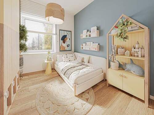 Kinderzimmer 2 visualisiert - 