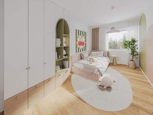 Kinderzimmer 1 visualisiert - 