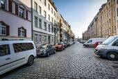 Ansicht Straßenzug - Etagenwohnung mit 57,80 m&sup2; in Dresden zum Kaufen