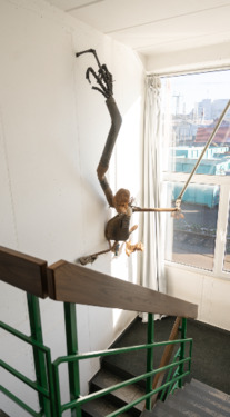 Kunstobjekte im Treppenaufgang - 