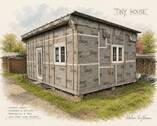 Bild 1 - Tiny House im Rohbau auf einem Campingplatz in Xanten zu verkaufen - Ausbau ganz nach Ihren Wünschen