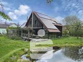 Ansicht mit Terrasse - Ihr 'Wohngesund-Haus' - 550.000,00&nbsp;EUR Kaufpreis, ca.&nbsp; 135,00&nbsp;m&sup2;&nbsp;Wohnfl&auml;che