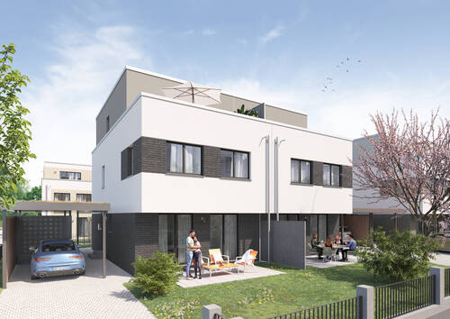 Moderne Doppelhaushälfte - ERFÜLLEN SIE SICH IHREN TRAUM VOM EIGENHEIM!! Attraktive und hochwertige Neubau-Doppelhaushälfte im LiebigQuartier