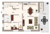 Grundriss Wohnung EG - 