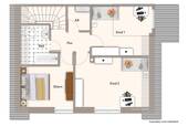 Grundriss Wohnung OG - 