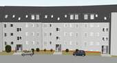 Hausansicht - Mod. 3 Zimmer Wohnung mit Balkon in Hamm-Westen