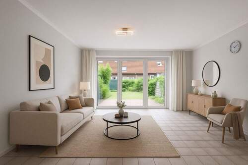 Visualisierung Wohnbreich - Sofort wohlfühlen: 4-Zi.-RMH mit Garten in Buxtehude