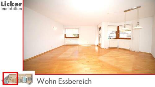 Wohn-Essbereich - 3 Zimmer Etagenwohnung in Winnenden