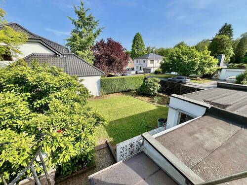 Garten - Ansicht von der Dachterrasse OG - 