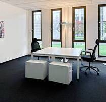 All-inclusive-Zugang zu professionellen Büroräumen für 2 Personen in Regus Rheinpromenade - Monheim am Rhein