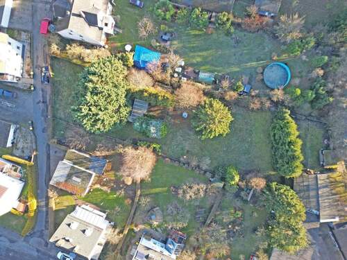 Luftbild mit Straße - 