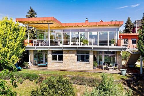 Hausansicht - *Individuelles und sehr hochwertiges Architektenhaus in ruhiger und grüner Bestlage*