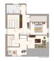 Grundriss coloured DG - 