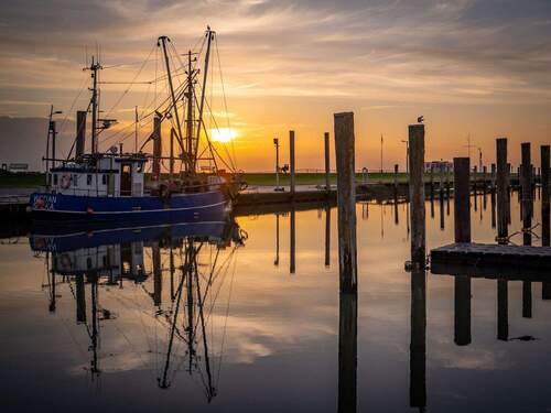 Hafen_Dorum-Neufeld_Sonnenuntergang - 
