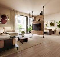Stylische 1-Zi.-Terr.-Whg.! Erstbezug! Zuhause im Herzen der Stadt! - München Schwabing-Freimann