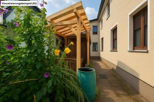Garten hinten - 6 Zimmer Mehrfamilienhaus, Wohnhaus zum Kaufen in Duisburg
