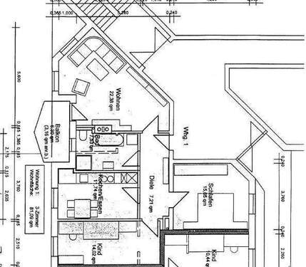 Bild 1 - 3-Zimmer-Wohnung im 1. Stock, Balkon, in ruhiger Wohnlage in AltenstadtWN