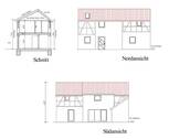Ansichten und Schnitt - 