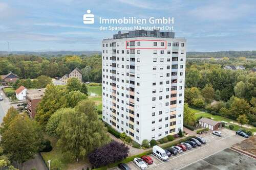 Vogelperspektive - Über den Dächern von Beckum! - 99.500,00 EUR Kaufpreis, ca.  88,00 m² Wohnfläche