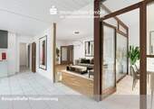 Wohn-Essbereich und Küche - 4 Zimmer Etagenwohnung in Beckum