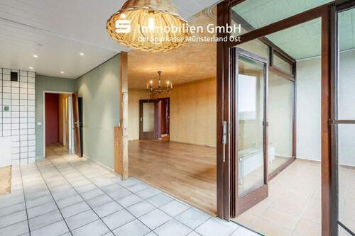 Wohn-/Essbereich und Küche - Etagenwohnung mit 88,00 m² in Beckum zum Kaufen