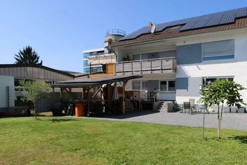 McM wir freuen uns - Saniertes Geschäfts- und Wohngebäude mit Nachverdichtungspotential im Gewerbegebiet Walldorf
