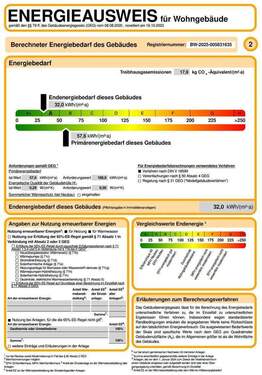 Energieausweis - 6 Zimmer Bungalow zum Kaufen in Boxberg