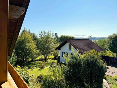 Gartenblick Balkon - 